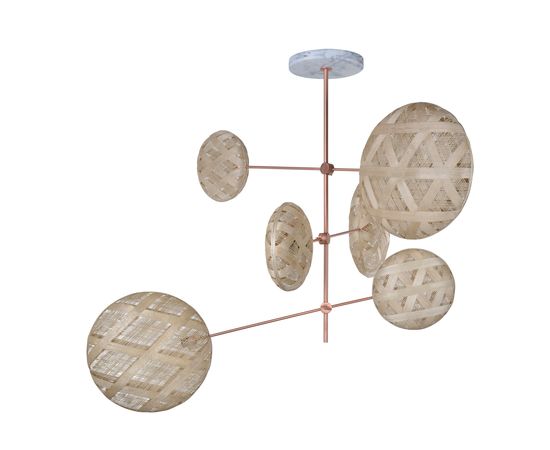 Подвесной светильник Forestier Structure Suspension Chanpen 2 Lights, фото 3