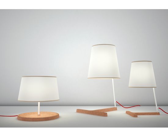 Настольная лампа Forestier Lampe Cork T-low, фото 3