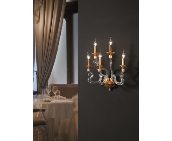 Бра Avivo Lighting BAROCCO APP AMBRA 3L, фото 2
