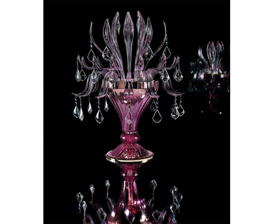 Настольная лампа Beby Italy 7810L02 Fuchsia Venice, фото 1