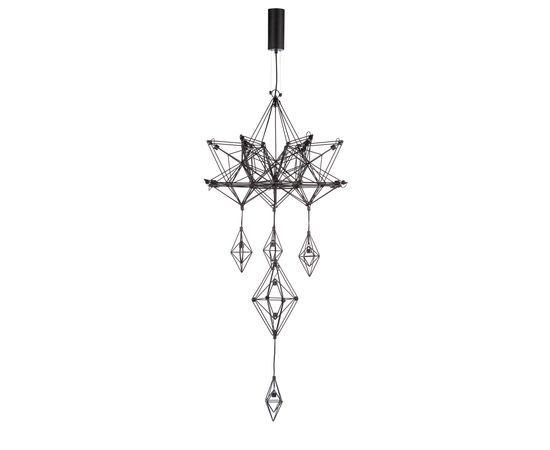 Подвесной светильник Forestier Suspension Himmeli 18 Lights Gris, фото 3