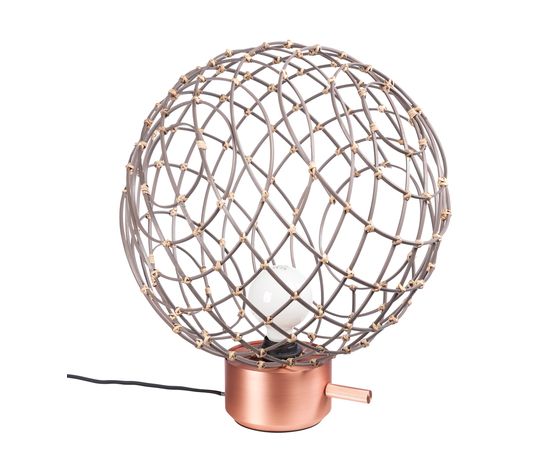 Настольный светильник Forestier Lampe Sphere S Taupe - Abj Ø32cm, фото 2