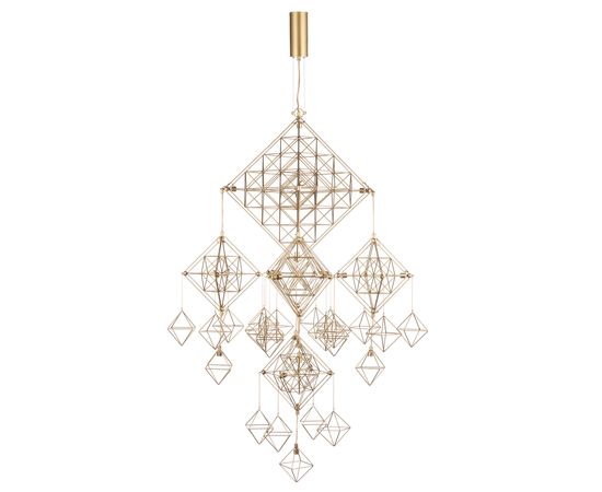 Подвесной светильник Forestier Suspension Pavuk 21lights Noir, фото 2