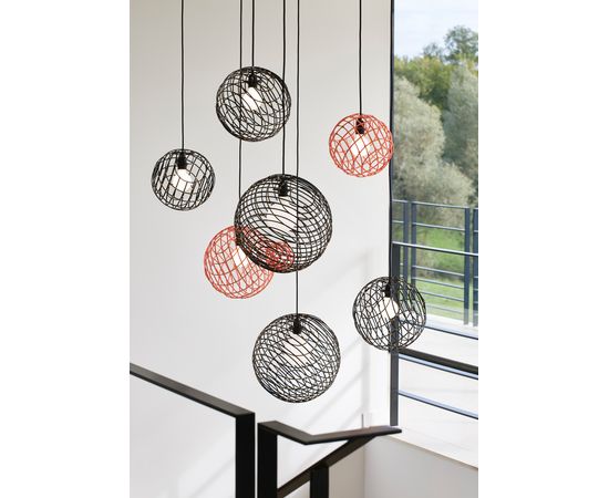 Подвесной светильник Forestier Suspension Sphere Bamboo Ø27cm S, фото 3