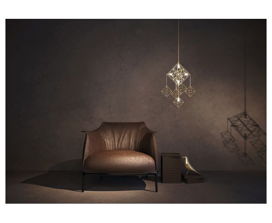 Подвесной светильник Forestier Suspension Pajak 5 Lights Noir, фото 3