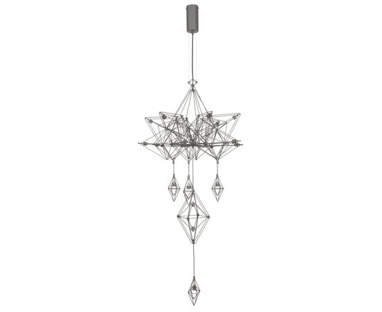 Подвесной светильник Forestier Suspension Himmeli 18 Lights Gris, фото 1