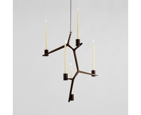 Подвесной светильник Roll &amp;amp; Hill Agnes Candelabra Hanging 5 Candles, фото 1