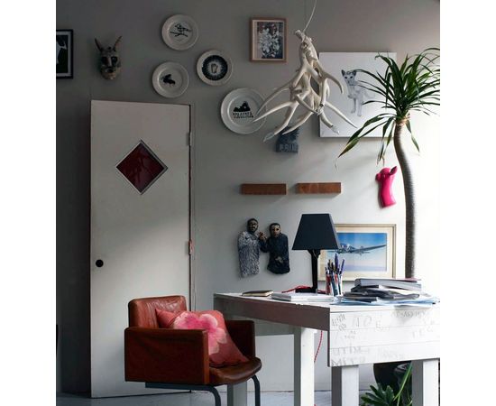 Подвесной светильник Roll &amp;amp; Hill Superordinate Antler Chandelier - 4 Antlers, фото 2