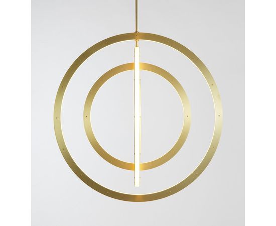 Подвесной светильник Roll &amp;amp; Hill Halo Chandelier - Vertical, 4 Rings, фото 2