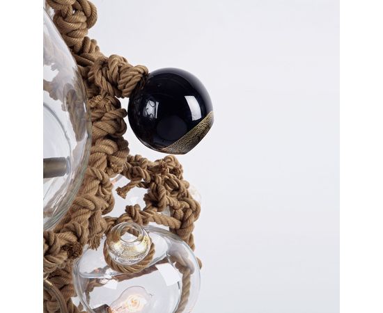 Подвесной светильник Roll &amp;amp; Hill Knotty Bubbles Chandelier - 1 Lg, 2 Sm Bubbles, 5 Barnacles, фото 4