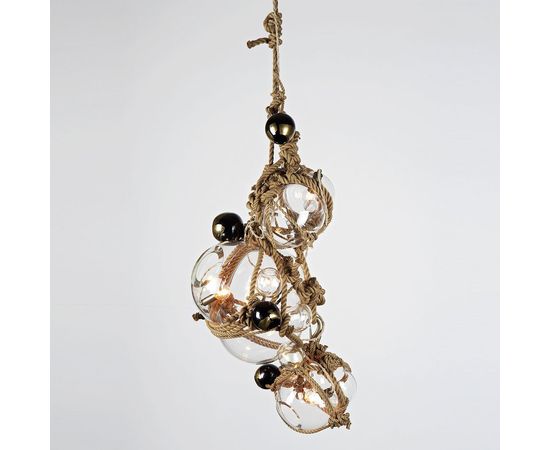 Подвесной светильник Roll &amp;amp; Hill Knotty Bubbles Chandelier - 1 Lg, 2 Sm Bubbles, 5 Barnacles, фото 1