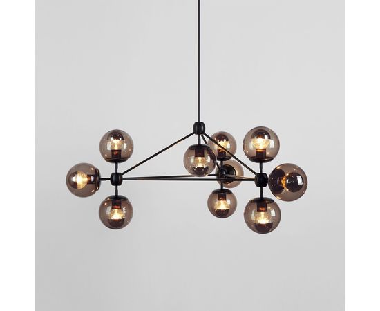 Подвесной светильник Roll &amp;amp; Hill Modo Chandelier - 3 Sided, 10 Globes, фото 1