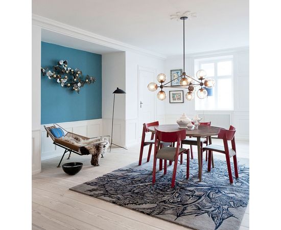 Подвесной светильник Roll &amp;amp; Hill Modo Chandelier - 3 Sided, 10 Globes, фото 4