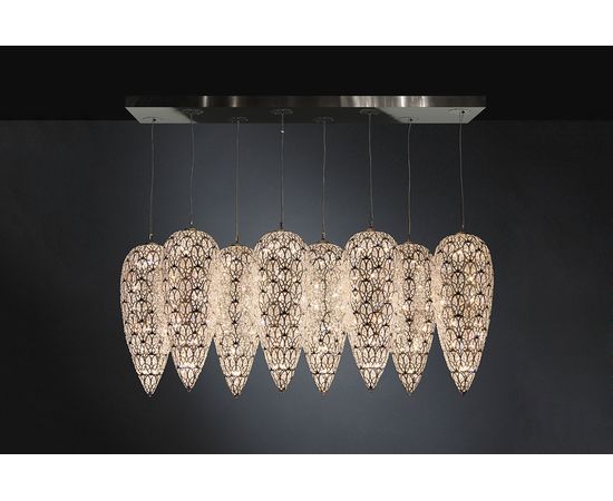 Подвесной светильник VGnewtrend ARABESQUE LIGHTFALL SENSATION X 5, фото 2