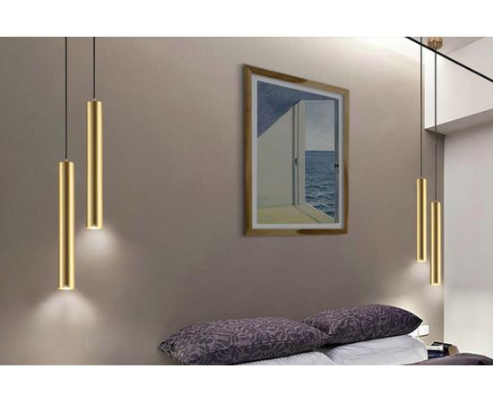 Подвесной светильник Cylindrical LED Pendant Lamp Art, фото 4