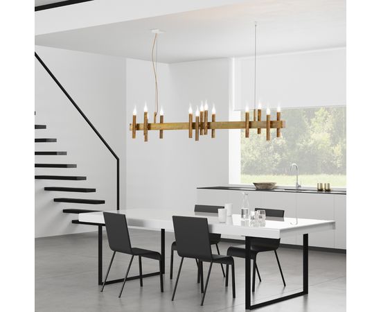 Подвесной светильник Brand van Egmond Shiro Suspension horizontal, фото 2
