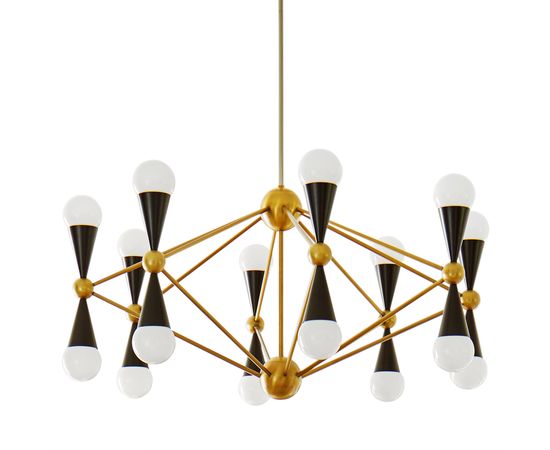 Люстра Jonathan Adler Caracas 16-Light Chandelier, фото 2