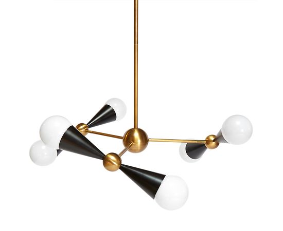 Люстра Jonathan Adler Caracas Six-Light Chandelier, фото 5