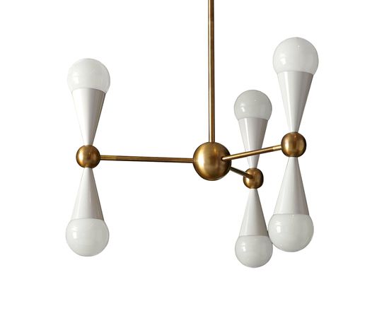 Люстра Jonathan Adler Caracas Six-Light Chandelier, фото 1