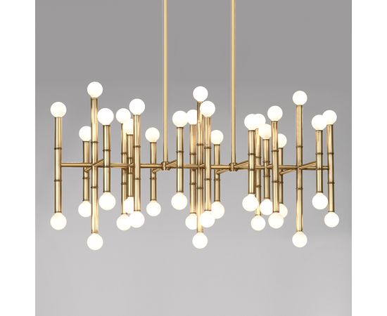 Подвесной светильник Jonathan Adler Meurice Rectangle Chandelier, фото 5