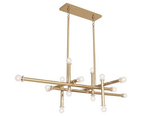Подвесной светильник Jonathan Adler Milano Linear Chandelier, фото 2