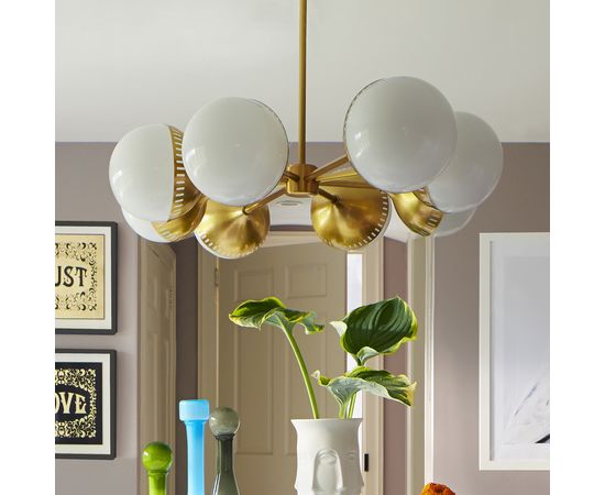 Люстра Jonathan Adler Rio Oval Spoke Chandelier, фото 5
