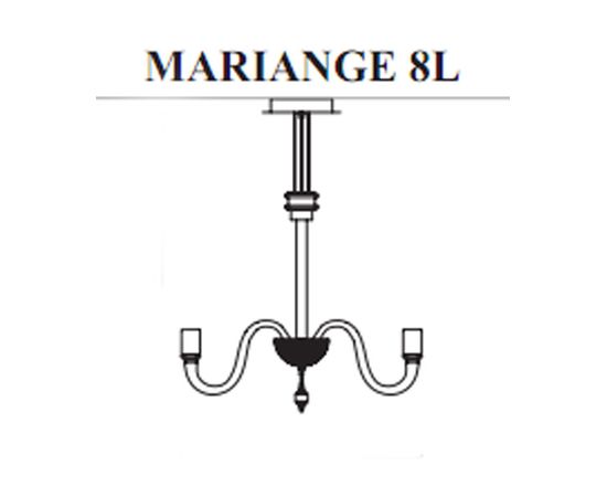 Люстра Facon de Venise CHANDELIER MARIANGE 8L, фото 1