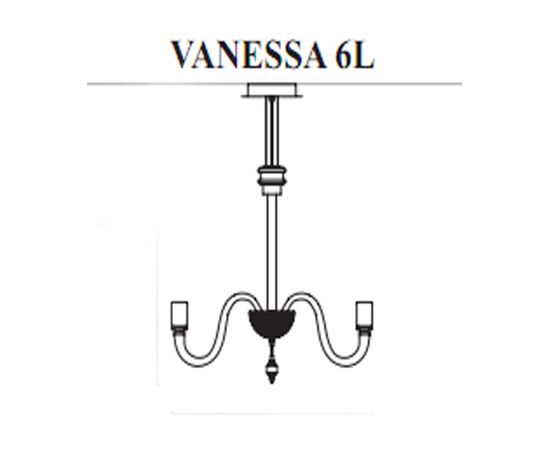 Люстра Facon de Venise CHANDELIER VANESSA 6L, фото 1