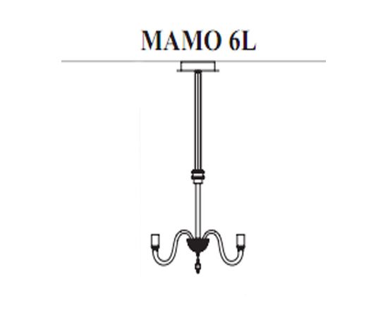 Люстра Facon de Venise CHANDELIER MAMO 6L, фото 1