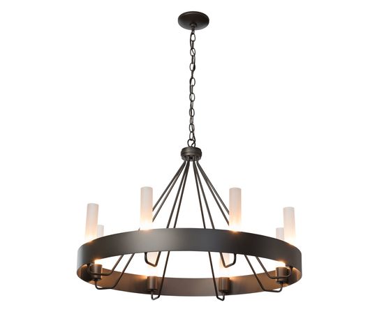 Люстра Hubbardton Forge Banded Ring Chandelier, фото 2
