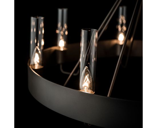 Люстра Hubbardton Forge Banded Ring Chandelier, фото 3