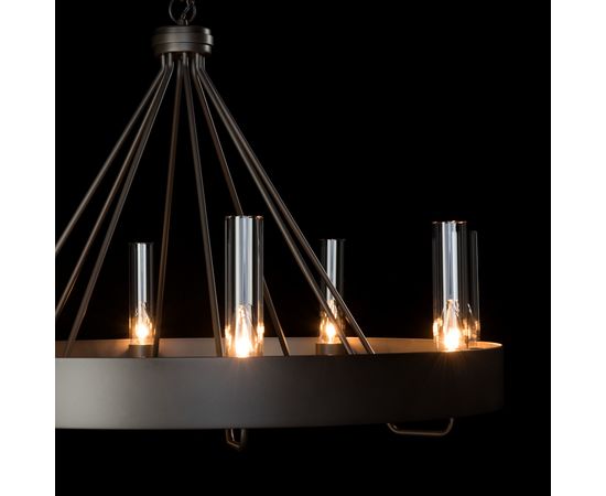Люстра Hubbardton Forge Banded Ring Chandelier, фото 4