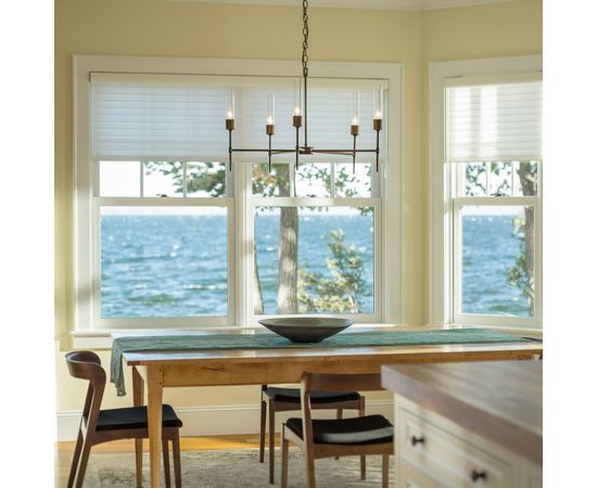 Люстра Hubbardton Forge Vela 5 Arm Chandelier, фото 4