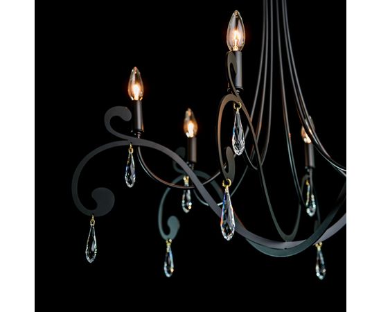Люстра Hubbardton Forge Stella 6 Arm Chandelier, фото 2