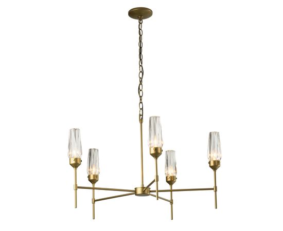 Люстра Hubbardton Forge Luma 5 Arm Chandelier, фото 1