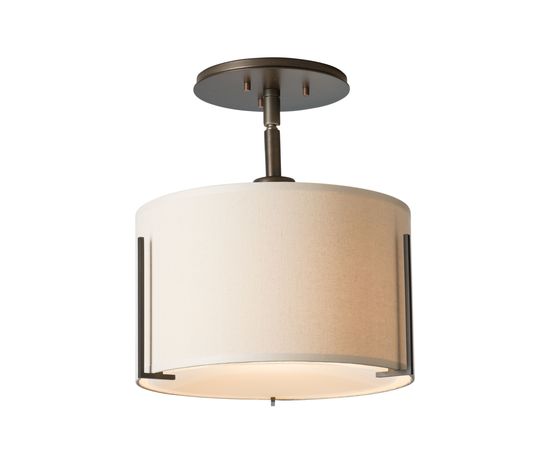 Люстра Hubbardton Forge Exos Single Shade Semi-Flush, фото 1