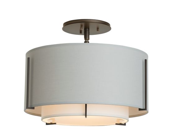 Люстра Hubbardton Forge Exos Small Double Shade Semi-Flush, фото 4