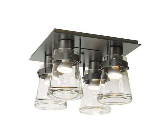 Потолочный светильник Hubbardton Forge Erlenmeyer 1 Light Semi-Flush, фото 2
