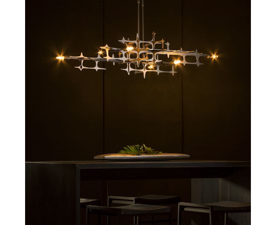 Люстра Hubbardton Forge Grid Pendant, фото 3