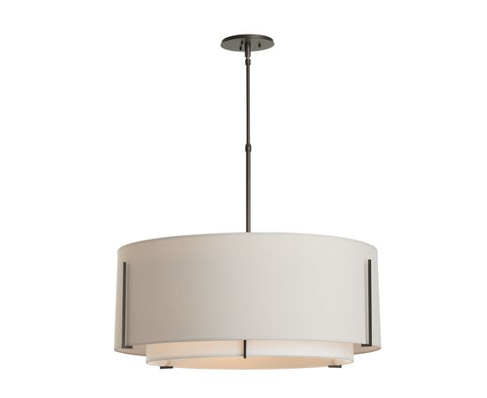 Люстра Hubbardton Forge Exos Small Double Shade Pendant, фото 3