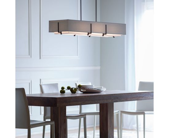 Люстра Hubbardton Forge Exos Rectangular Pendant, фото 4