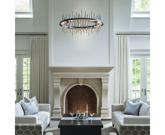 Подвесной светильник Hubbardton Forge Cityscape Circular LED Pendant, фото 4