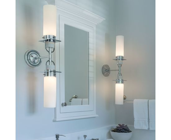 Бра Hubbardton Forge Castleton Double 2-Light Cylinder Sconce, фото 2