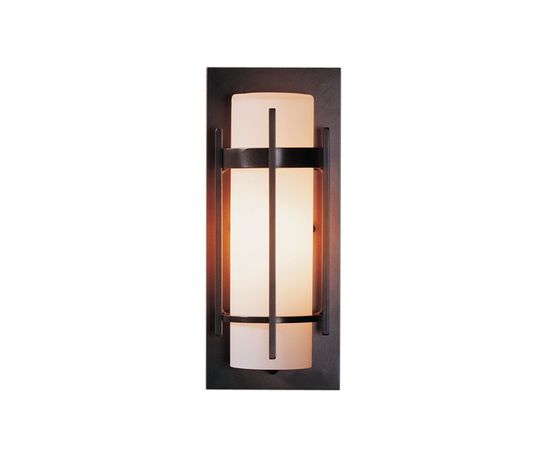 Настенный уличный светильник Hubbardton Forge Banded Small Outdoor Sconce, фото 1