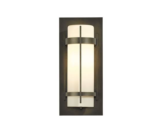 Настенный уличный светильник Hubbardton Forge Banded Small Outdoor Sconce, фото 3