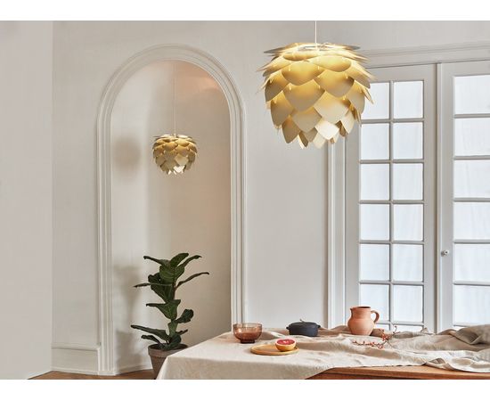 Абажур UMAGE Aluvia brushed brass mini, фото 3