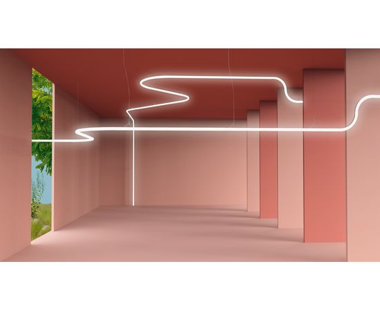 Настенно-потолочный светильник Artemide Alphabet of light system - Wall/Ceiling/Suspension - Vertical - Up, фото 6