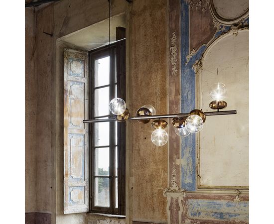 Подвесной светильник Fisionarte UNICA 6 horizontal lights, фото 1