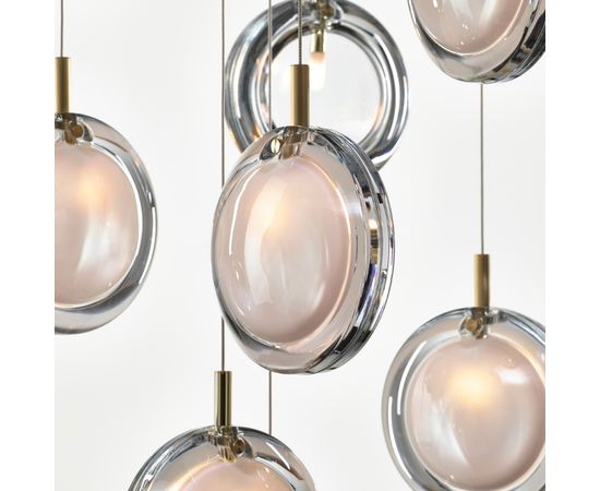 Подвесной светильник Bomma Lens chandelier / 26 pcs / square, фото 2