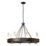 Люстра Hubbardton Forge Banded Ring Chandelier, фото 1
